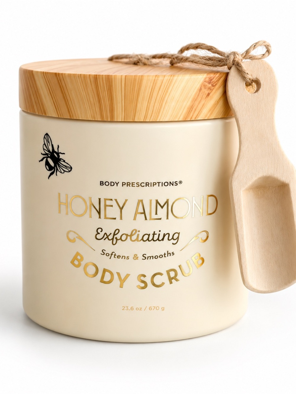 Body Prescriptions Honey Almond Exfoliating Body Scrub - 23.6 ounces